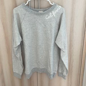 “i stole my boyfriend’s shirt “ grey California